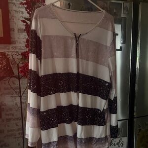 Striped Long Sleeve Top